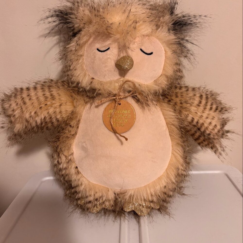 Little Toasties Owl Heat & Hug Plush "Boo" the Owl